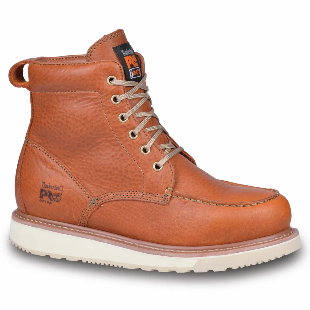 6IN. TIMBERLAND PRO WEDGE BOOT - 214-Brown | Timberland PRO TB053009