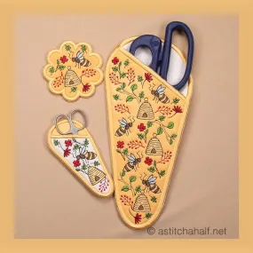 All In The Hoop Golden Gardeners Scissor Case with Fob