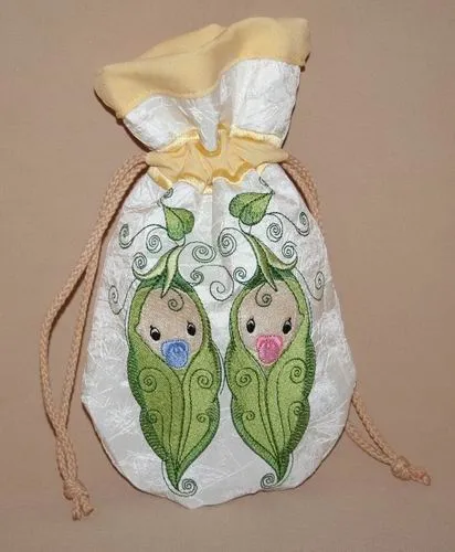 Baby Twins Drawstring Bag