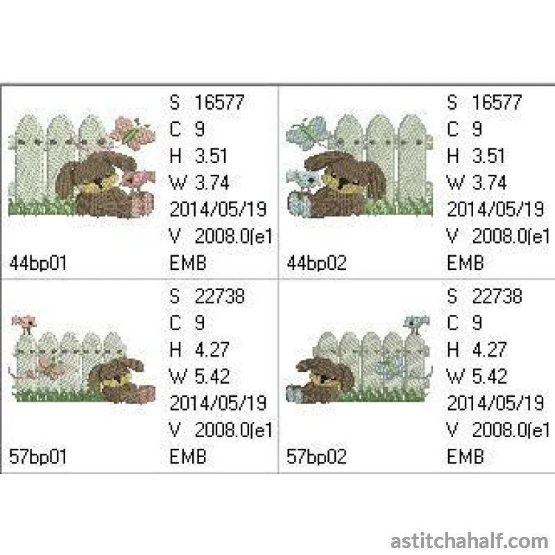 Bunny at Picket Fence