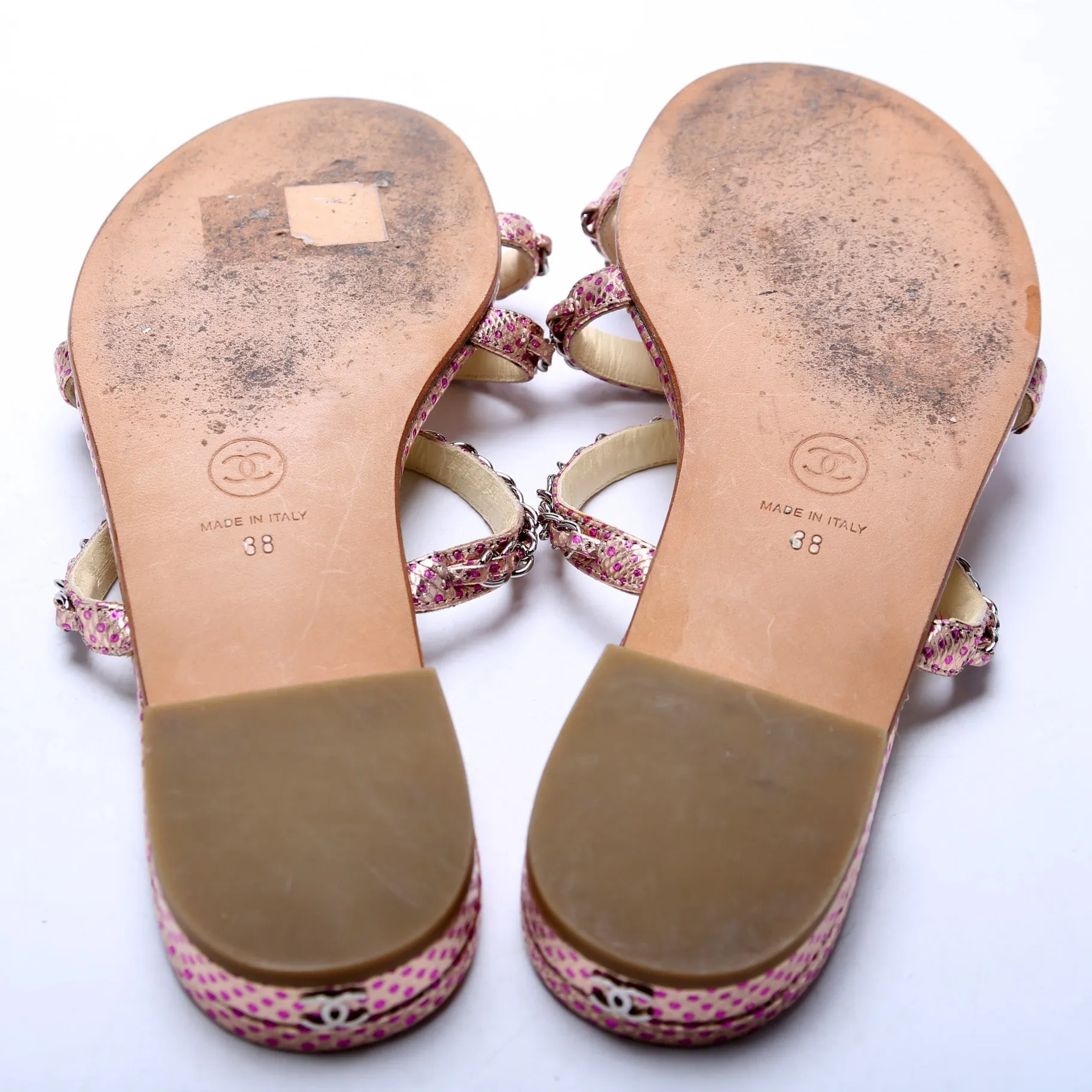 CC Chain Slide Sandals Size 38