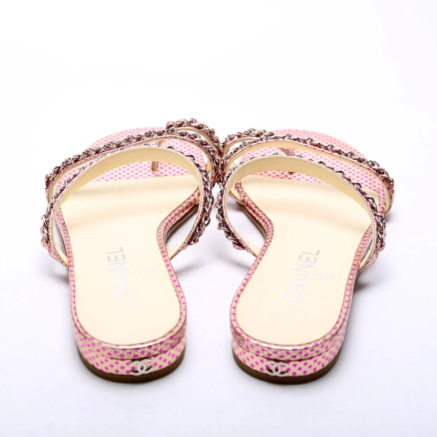 CC Chain Slide Sandals Size 38