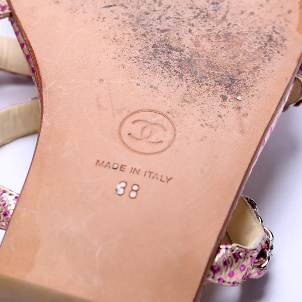 CC Chain Slide Sandals Size 38