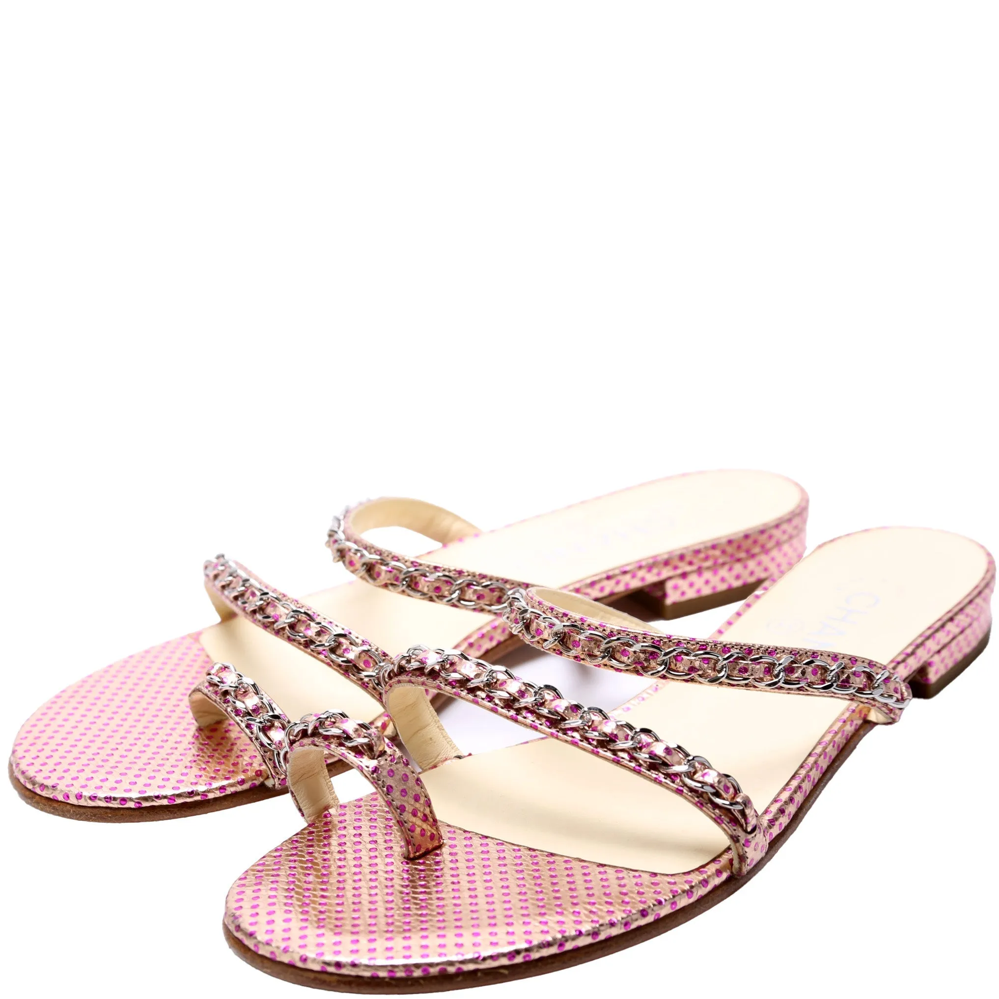CC Chain Slide Sandals Size 38
