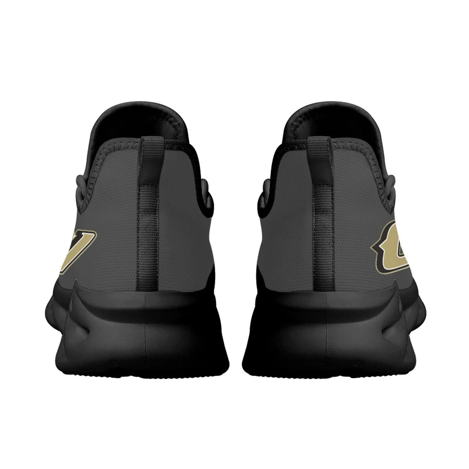 CVHS Blackhawk Logo White & Charcoal Gray Max Soul Athletic Shoes