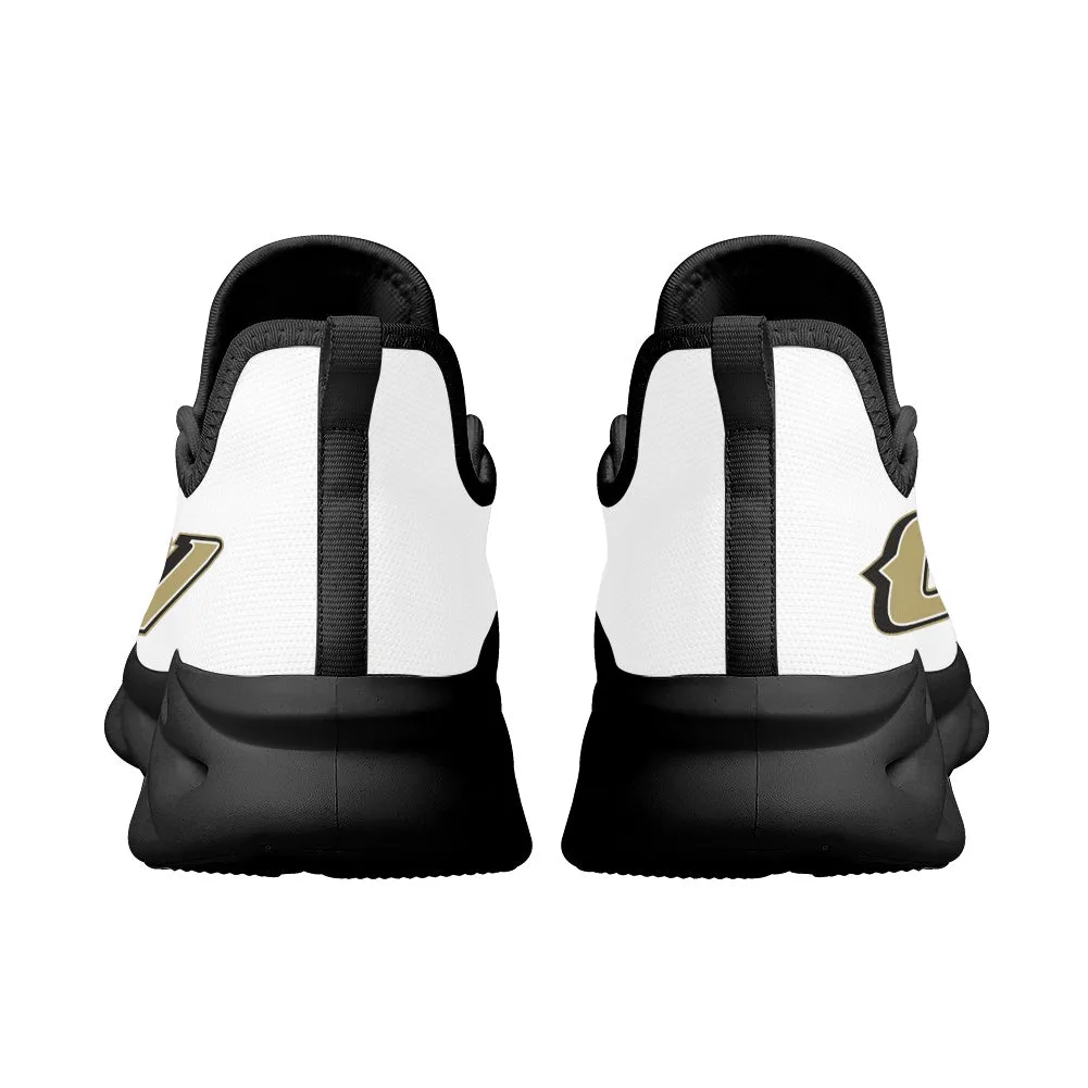 CVHS Blackhawk Logo White & Charcoal Gray Max Soul Athletic Shoes