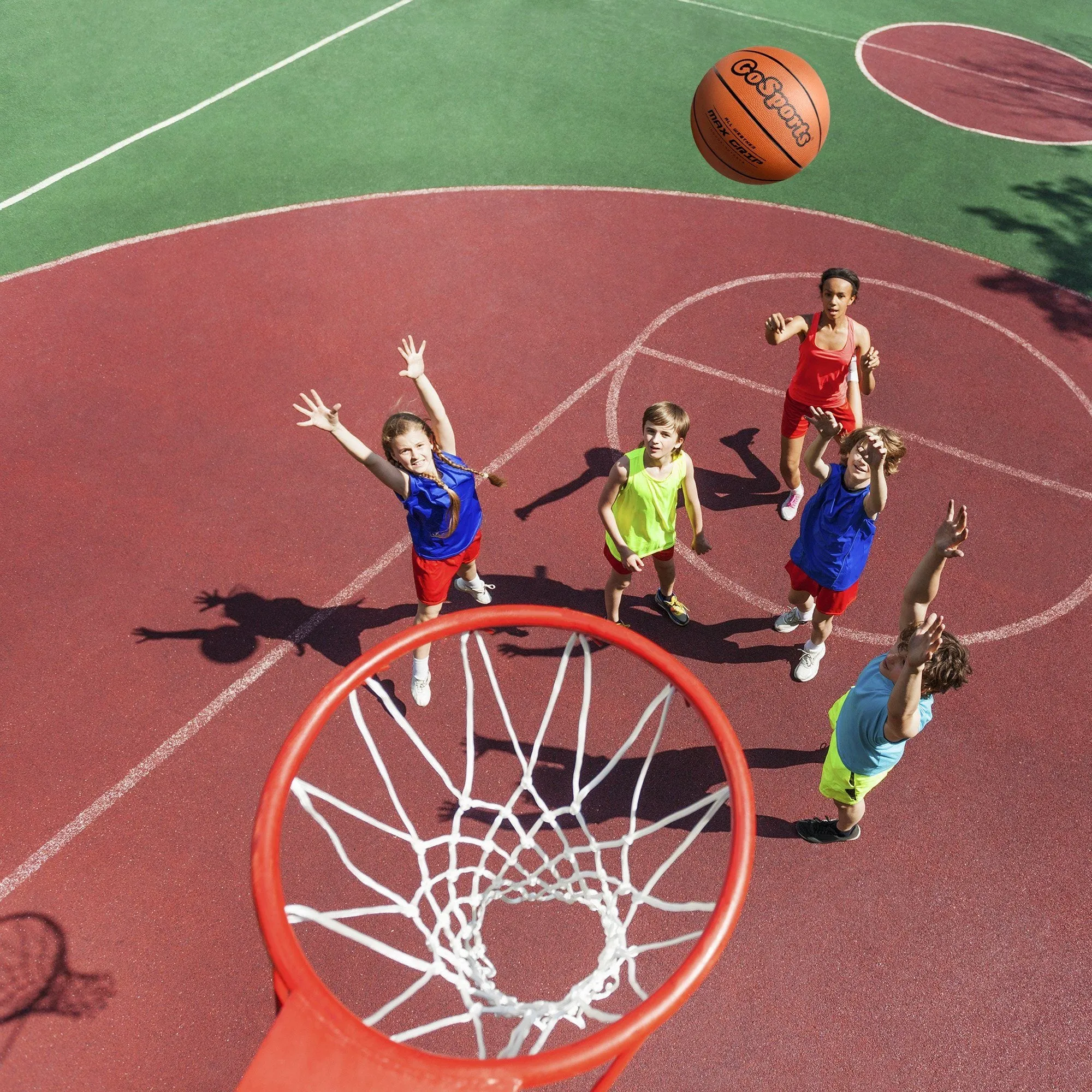 GoSports Size 6 Rubber Basketballs