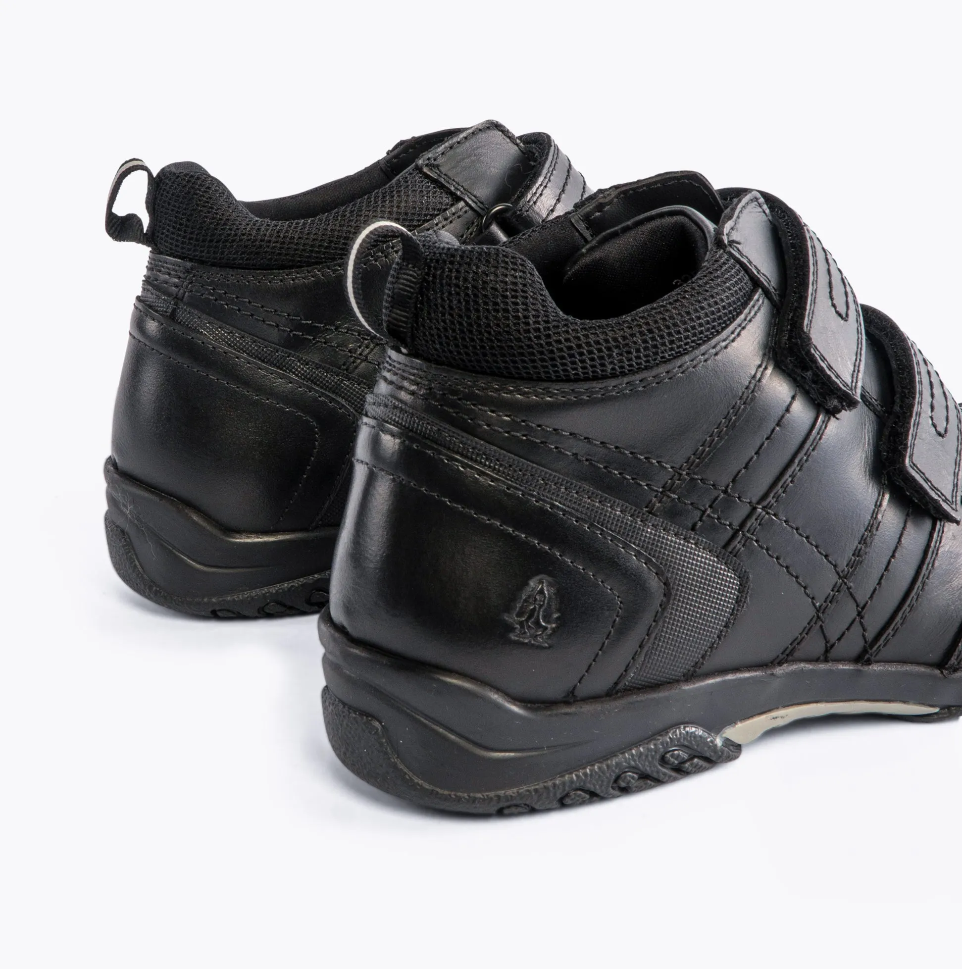 Hush Puppies JEZZA Boys Leather School Boots Black