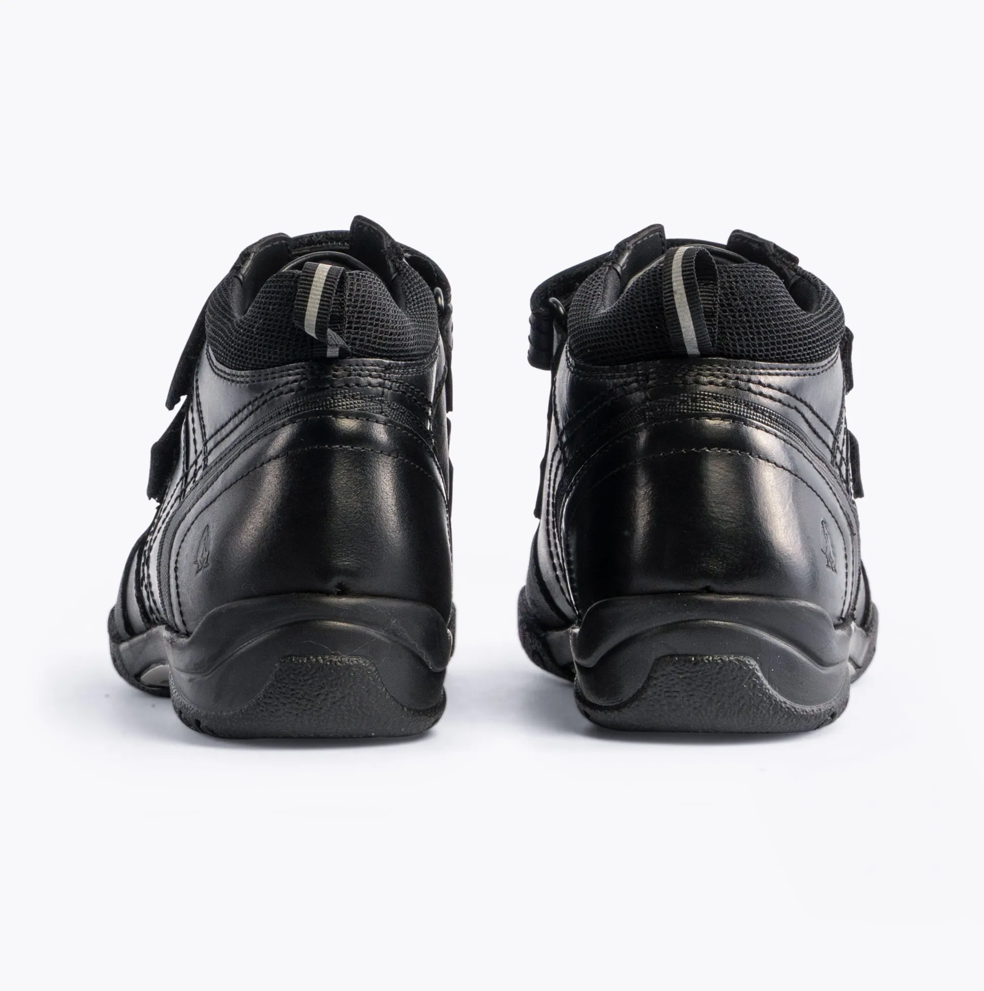 Hush Puppies JEZZA Boys Leather School Boots Black