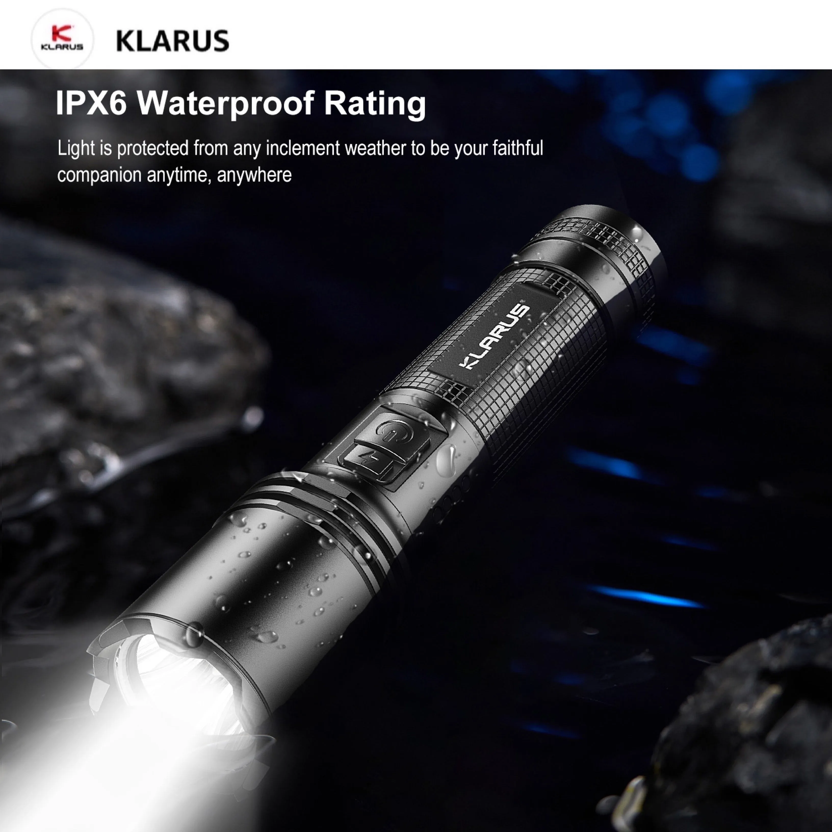 Klarus A1 High-Performance Tactical Flashlight