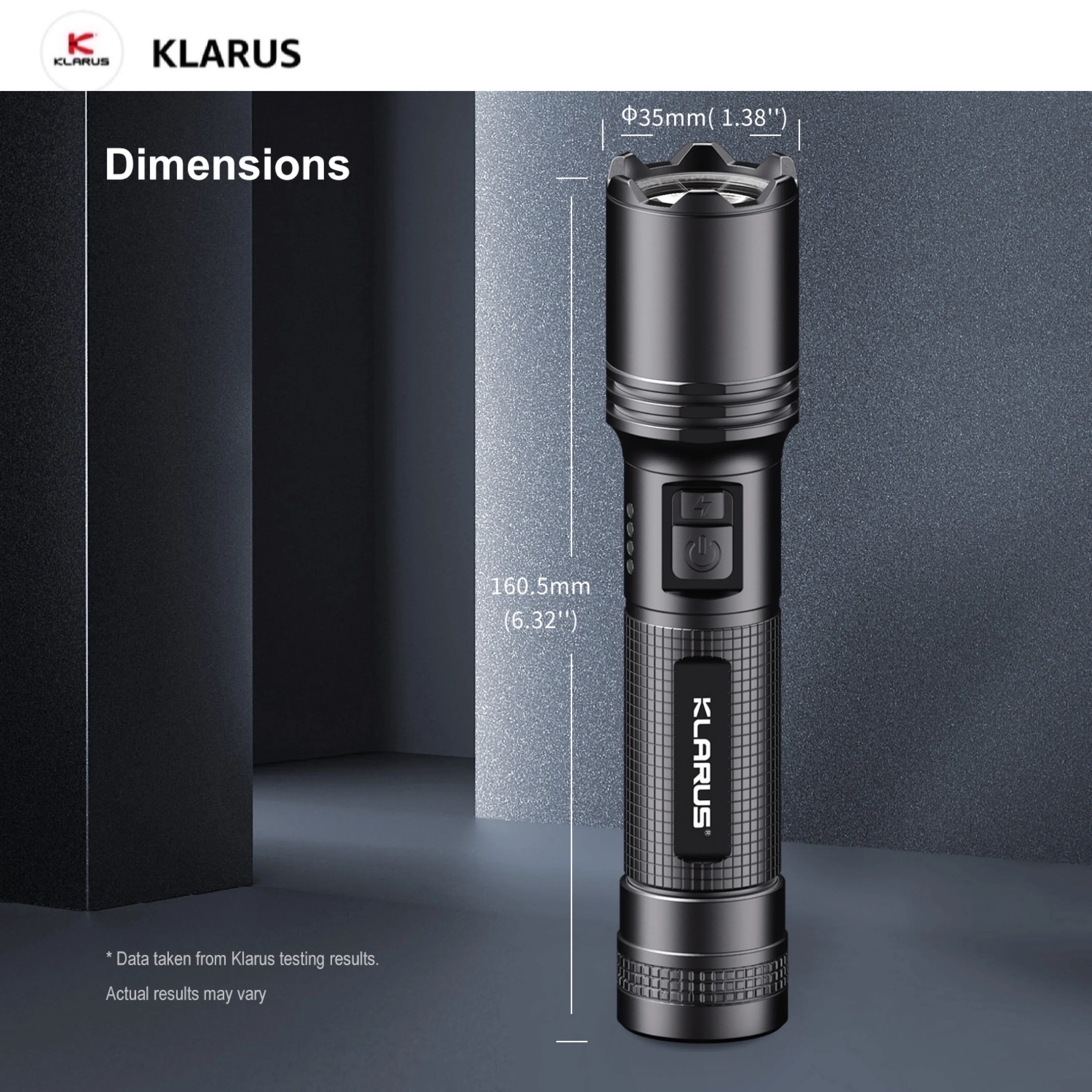 Klarus A1 High-Performance Tactical Flashlight