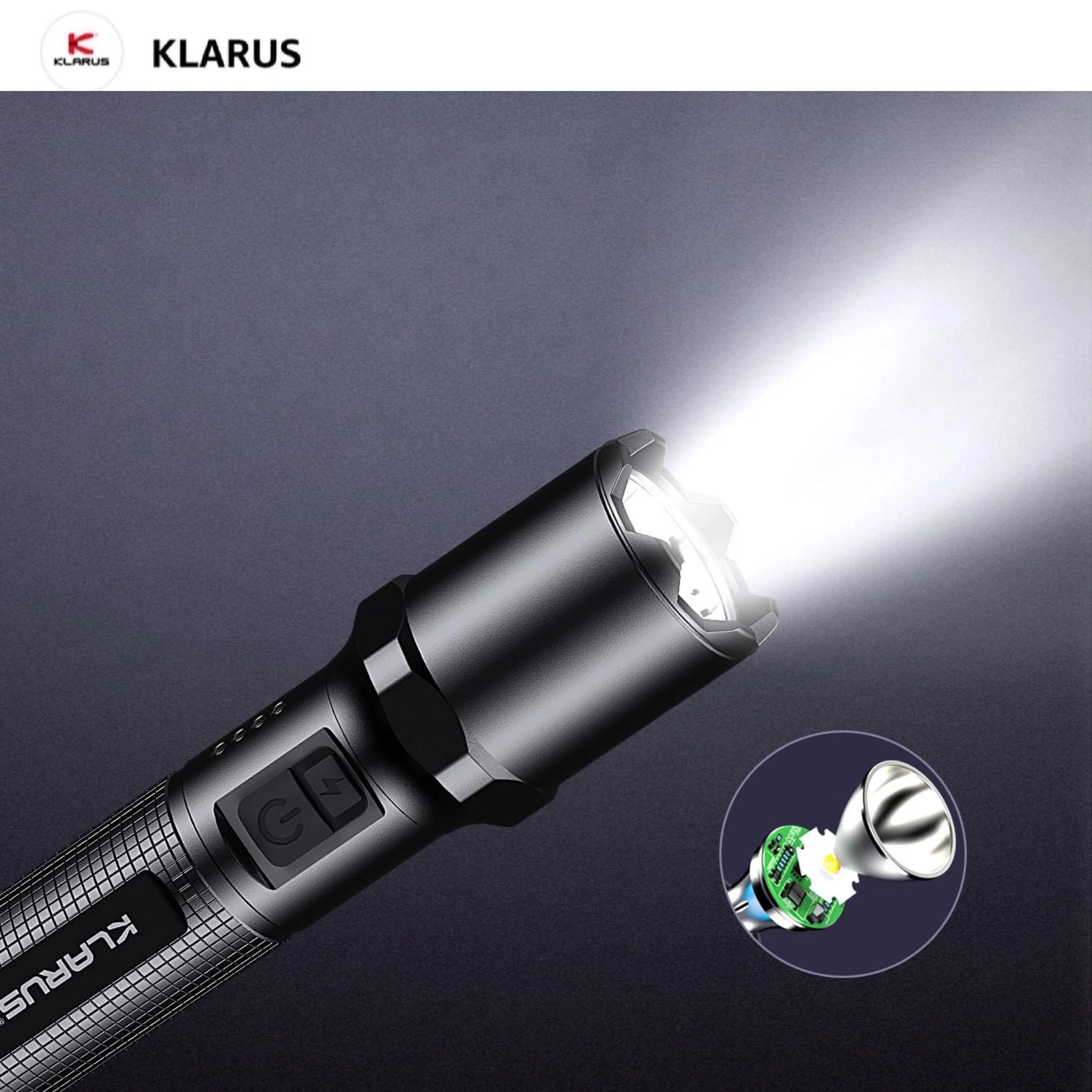 Klarus A1 High-Performance Tactical Flashlight