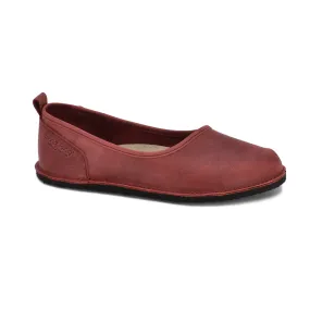 Kuutsid Leather Flats - Dark Red