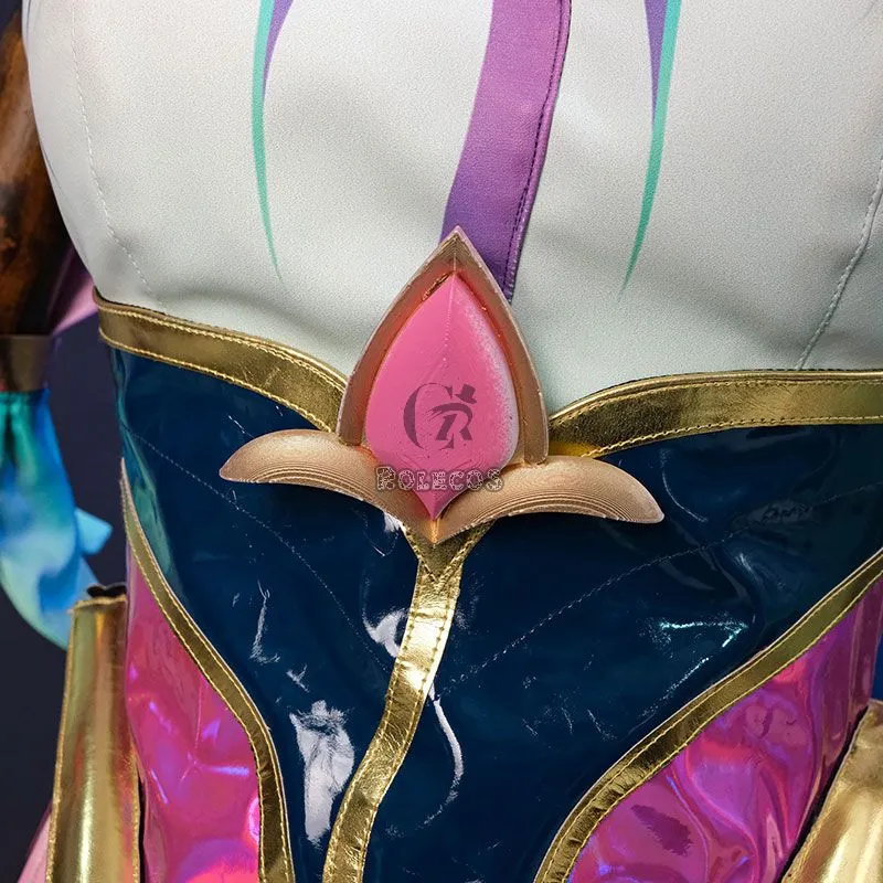 LOL League Of Legends Faerie Court Lux Cosplay Costume
