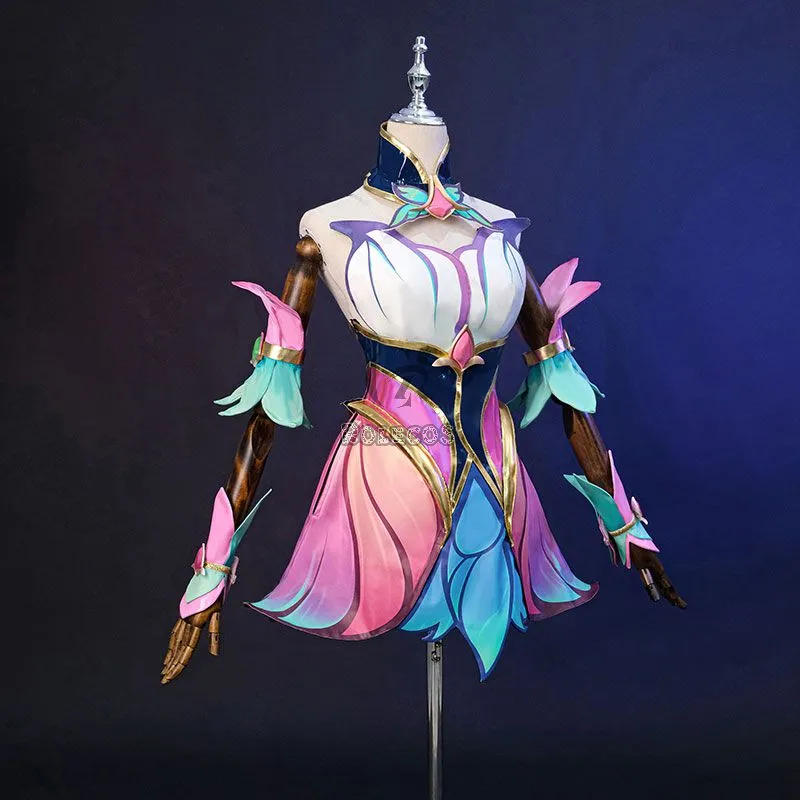 LOL League Of Legends Faerie Court Lux Cosplay Costume