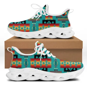 Tribal Aztec Print on Demand Artwork Max Sole Athletic Shoes (Unisex)