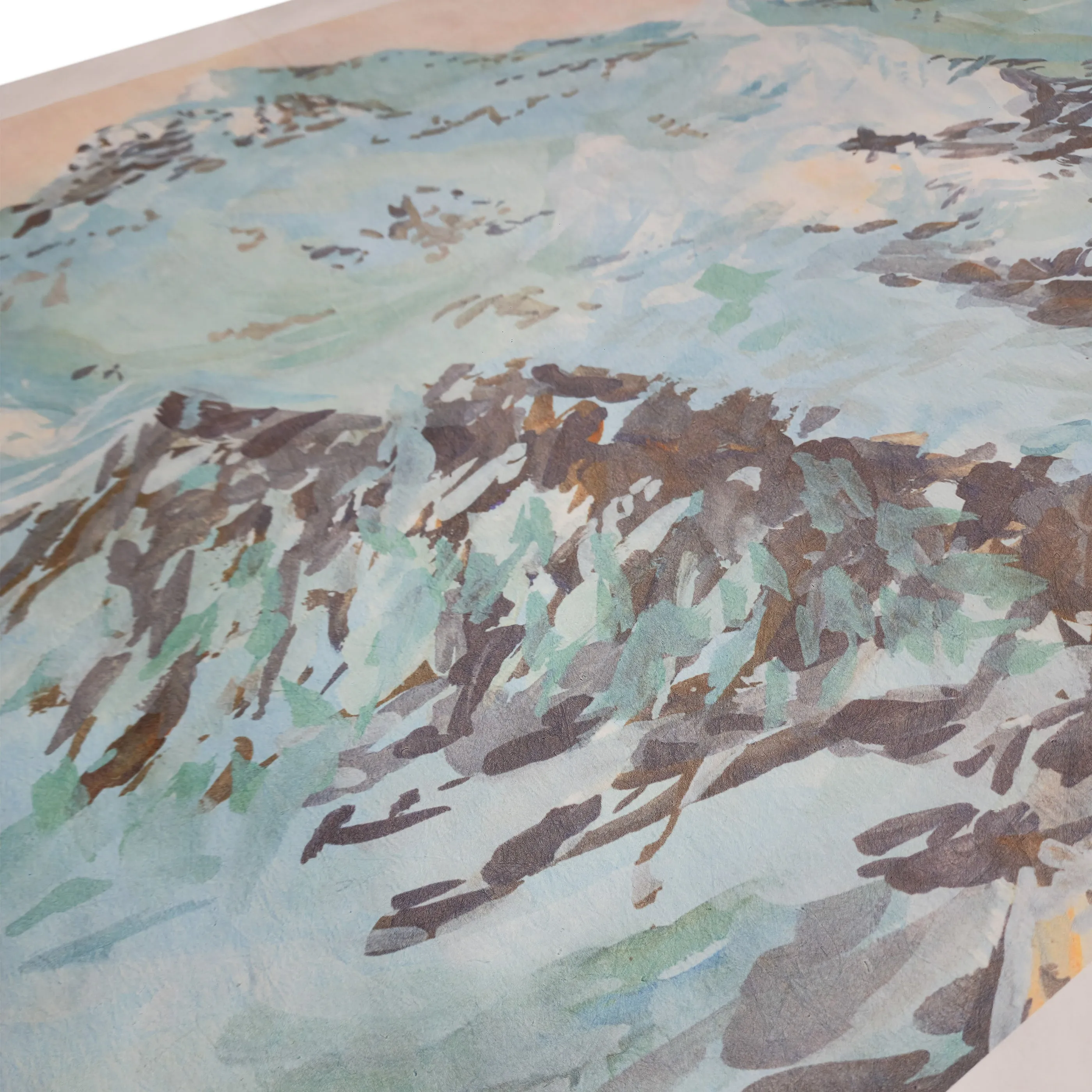 Tyvek Ground Cloth "Last Light" - by Hannah Beimborn