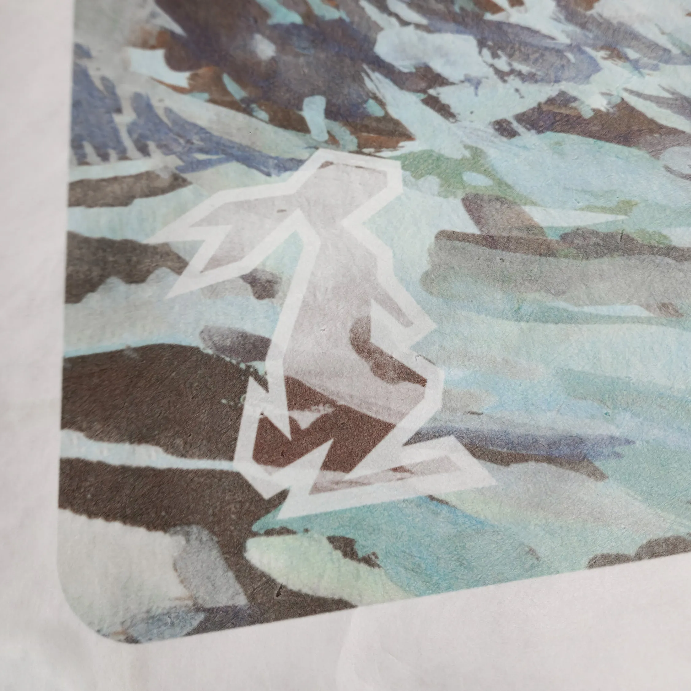 Tyvek Ground Cloth "Last Light" - by Hannah Beimborn