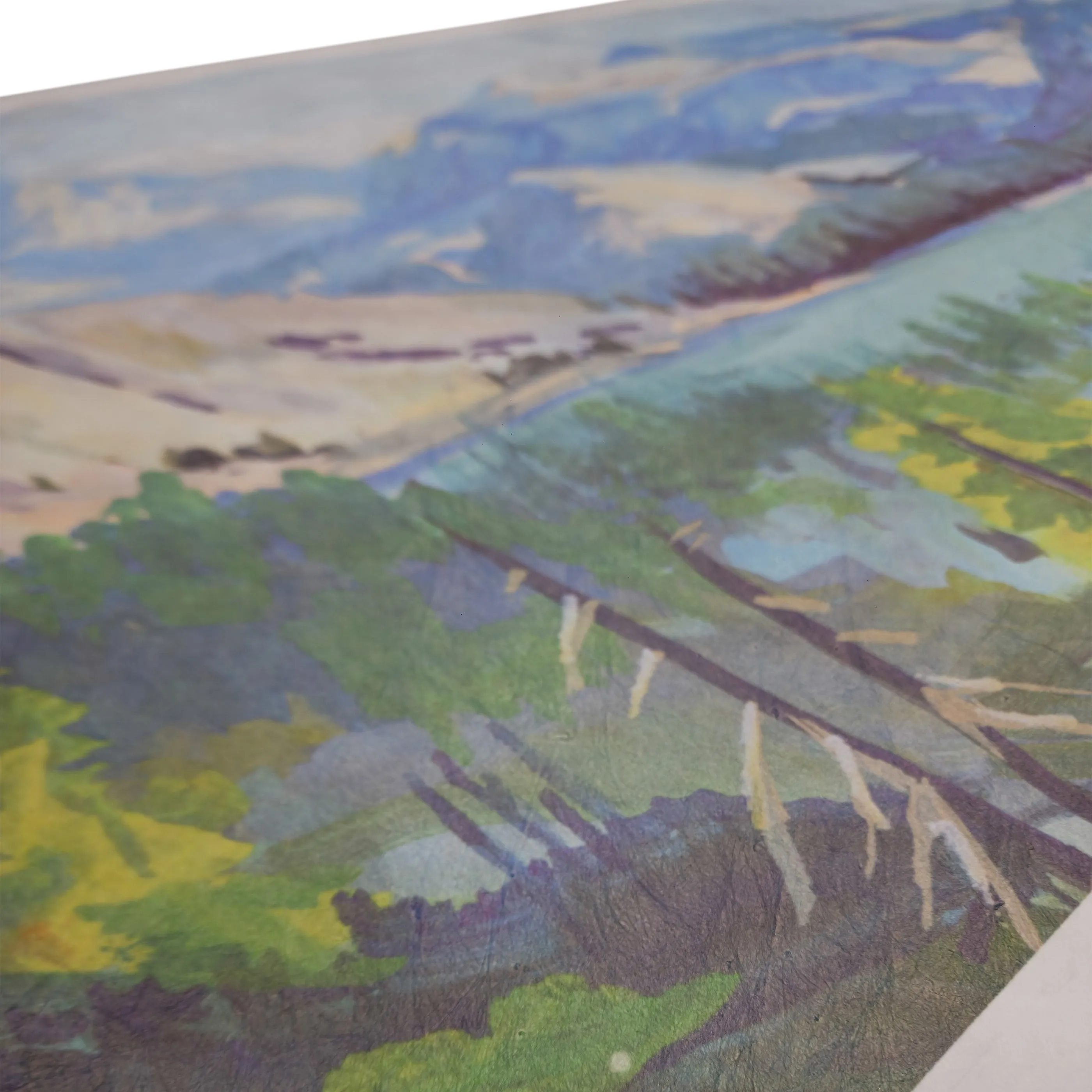 Tyvek Ground Cloth "Yellowstone Wilderness" - by Hannah Beimborn
